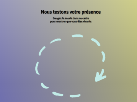 cette image montre le cadre de détection Affiche le cadre de détection